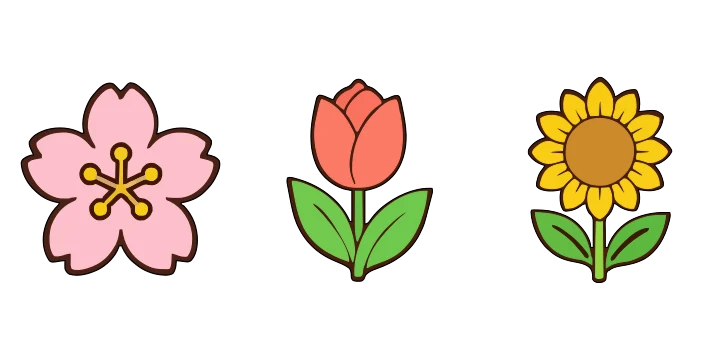 Flowers & plants printable designs