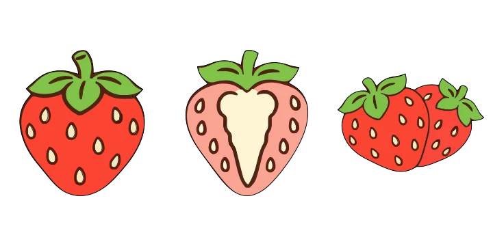 Strawberries printable designs