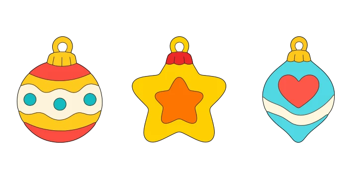 Christmas ornaments printable designs