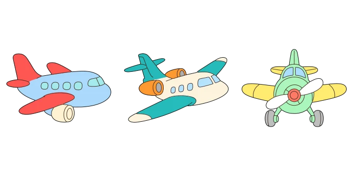 Airplanes printable designs